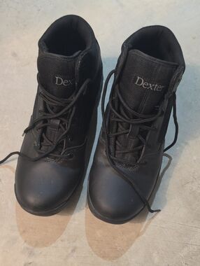 Dexter Black Tactical Lace-Up Boots